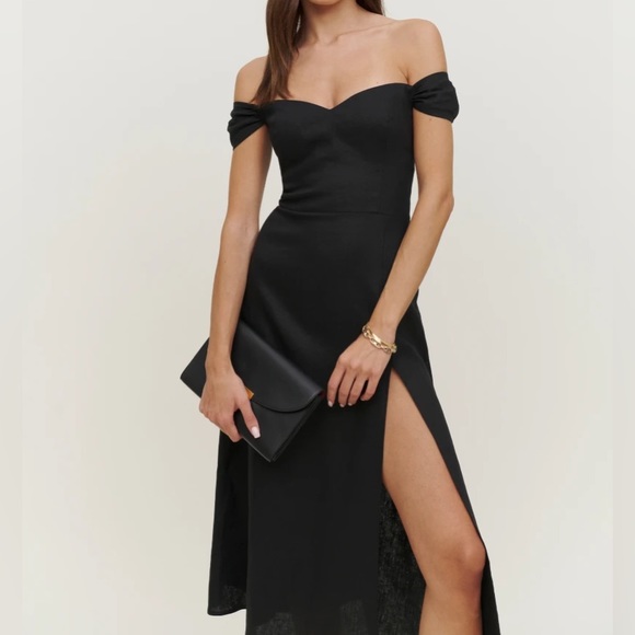 Reformation Bridgton Linen Dress